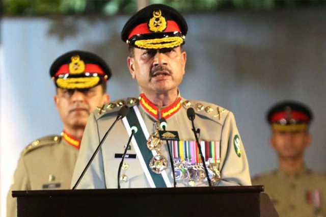 ریاست دہشت گردی کے حامی عناصر پر ہاتھ ڈالتی ہے تو جھوٹے بیانیوں کی آواز ہے، آرمی چیف