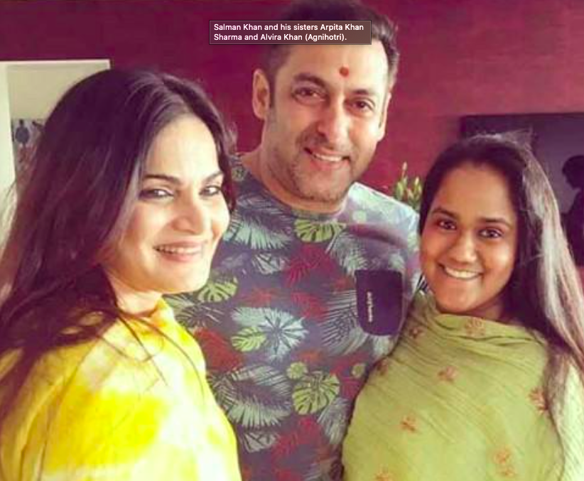 Salman khan with his sisters
