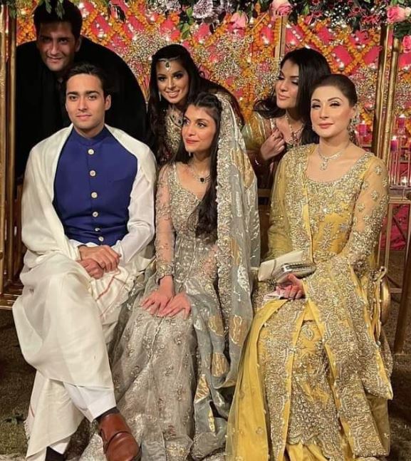 Maryam Nawaz along with son and daughter in law